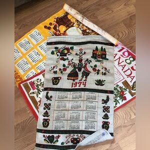 Vintage Tea Towel wall calendars